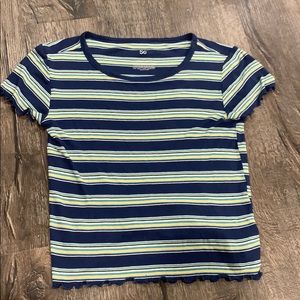 Ribbed striped shirt